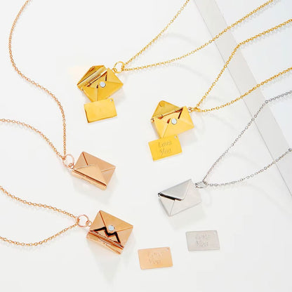 Envelope Love Letter Necklace