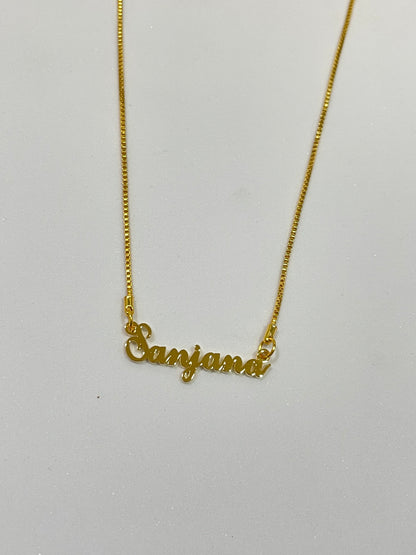 Vintage Style Name Necklace