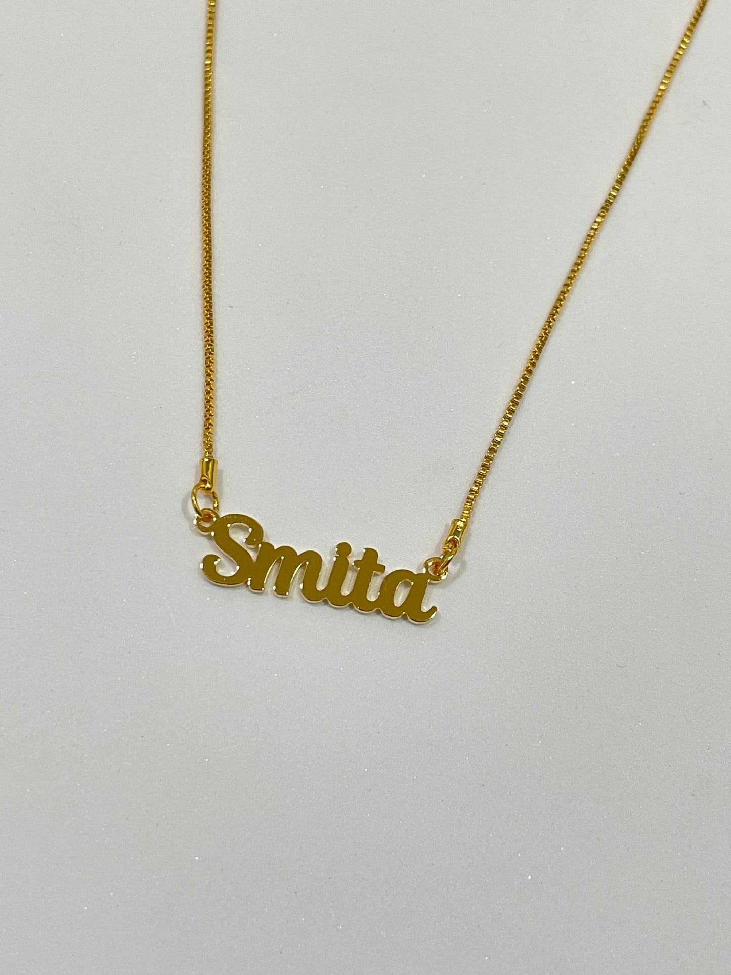 Simplistic Style Name Necklace