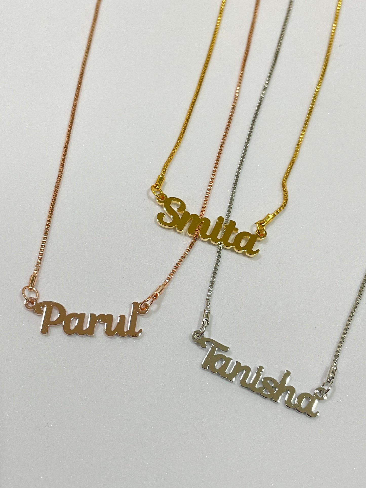 Simplistic Style Name Necklace