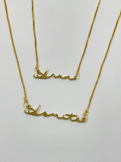 Signature Style Name Necklace